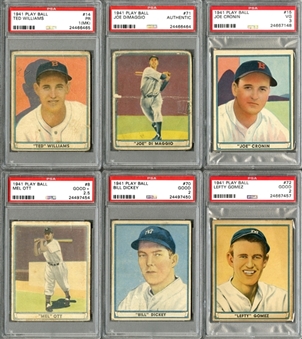 1941 Play Ball Complete Set (72)